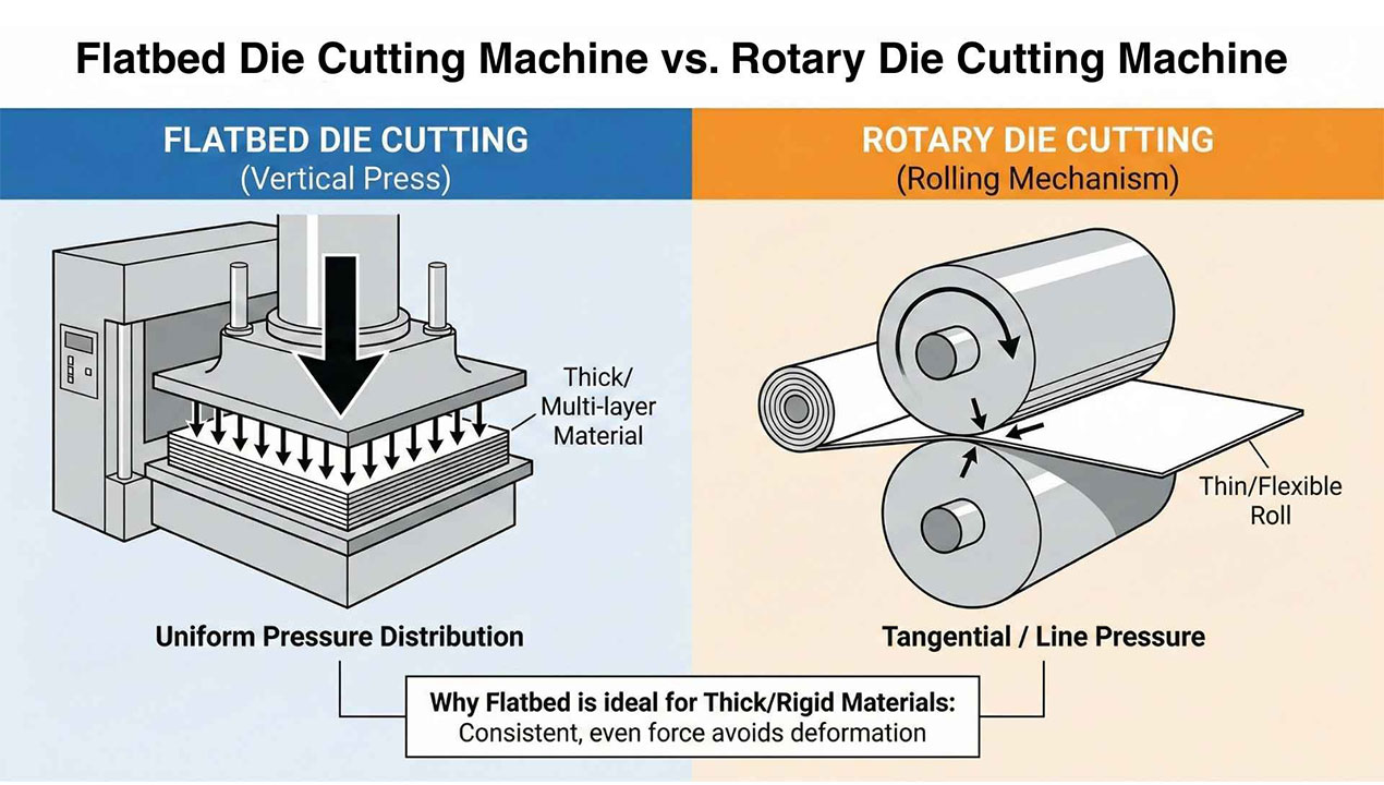Flatbed Die Cutting Machine vs. Rotary Die Cutting Machine